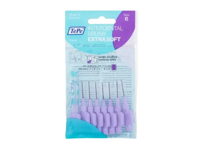 TePe Extra Soft 1,1 mm Hambavaheharjad, 8 tk.