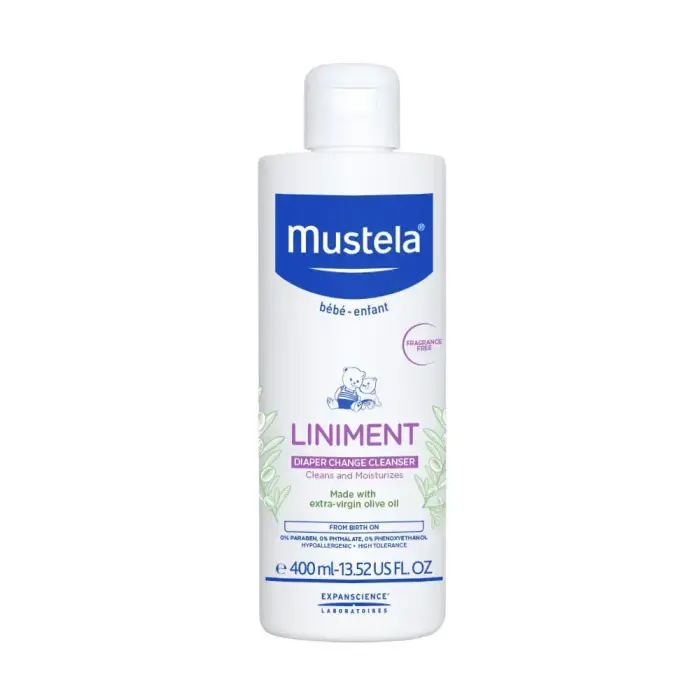 Mustela Liniment Fragrance Free Diaper Change Cleanser