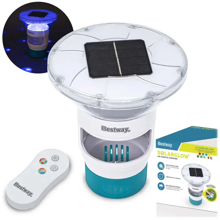 Bestway 58943 ujuv klooridosaator basseinile LED-valgustusega