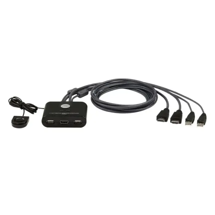 ATEN CS22HF KVM Switch Black
