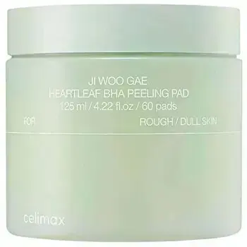 Celimax Heartleaf BHA Peeling Pad - Тонизирующие пэды (60 шт.)