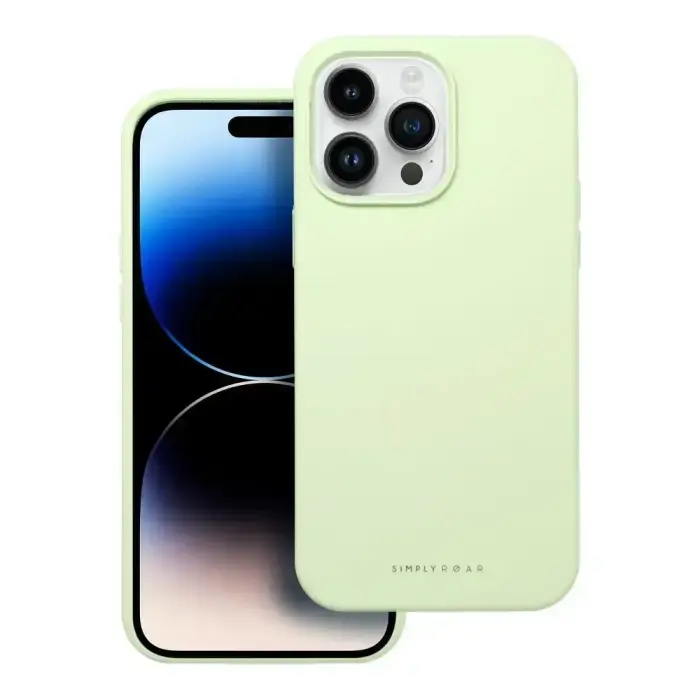 ROAR Cloud Skin vāciņš iPhone 14 Pro Max - Gaiši zaļš