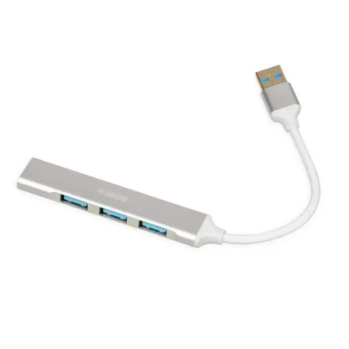 I-BOX 4-pordiga õhuke USB 3.0 + USB 2.0 jaotur – valge