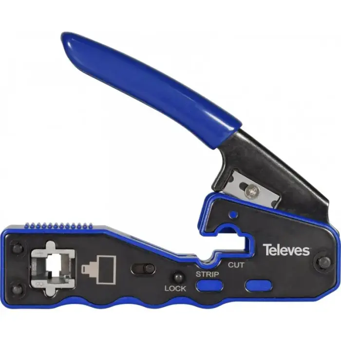 Televes 209802 automātiskais griešanas RJ45 savienotāju knaibļu instruments