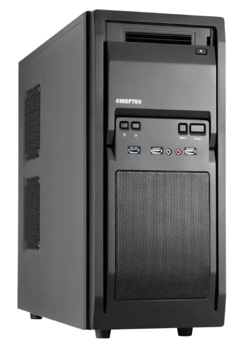 CHIEFTEC MidT LF-02B-OP bez barošanas blokse, USB3.0, melns