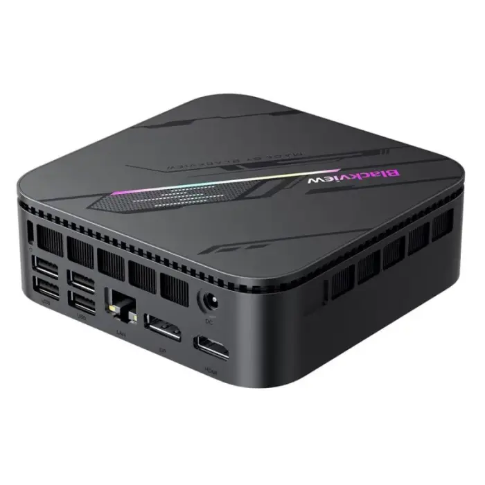 Mini kompiuteris Blackview MP100 Pro Ryzen 5 7430U 16GB SSD512 W11Pro pilkas