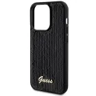 Guess Sequin Script Metal Hardcase for iPhone 13 Pro Max - Black — Photo 6