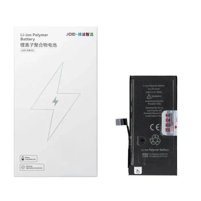 JCID akumulators iPhone 12 mini 2520 mAh (augstas ietilpības)