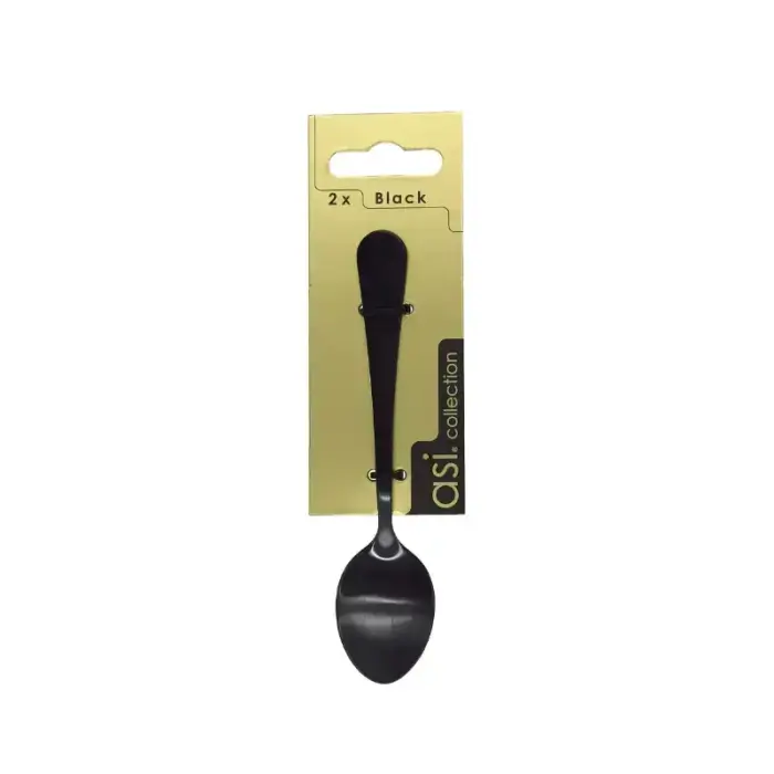 Mustad teelusikad, 2 tk, 1,5 mm