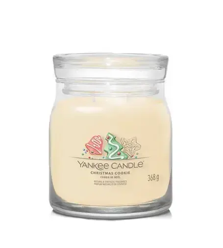 Yankee Candle jõuluküpsiste Signature keskmine küünal 368 g