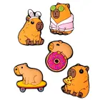 3D Sticker Capybara 5pcs set Фото num