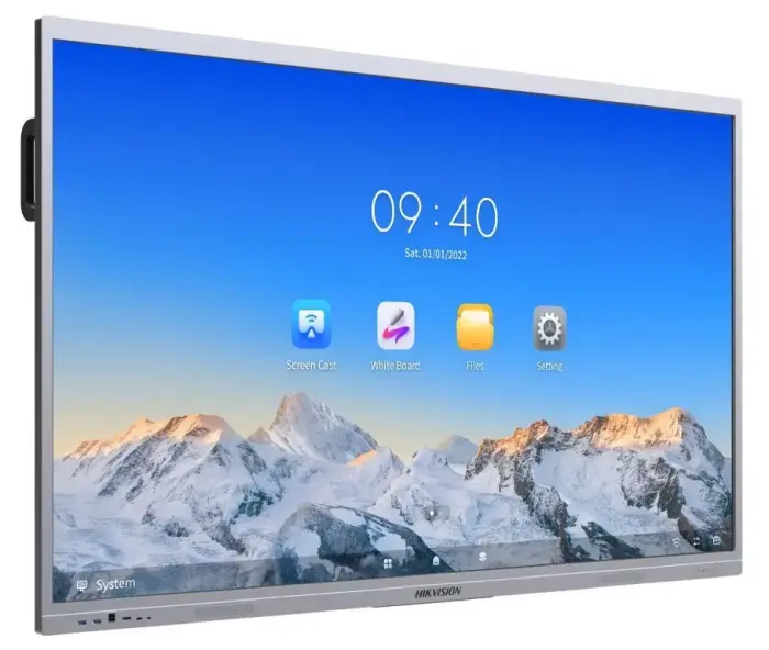 HIKVISION interaktiivne dotykový panel 65", 4K, 45points touch ,Android 12 OTA to Android 13, 8+128GB Google apps (EDLA )