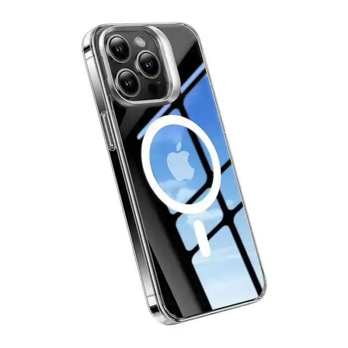 Torras UPRO Lstand Clear-Mag ümbris iPhone 15 (läbipaistev)