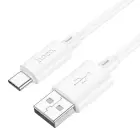 Cable USB A to USB C Hoco 3A 1 m X88 white Фото num