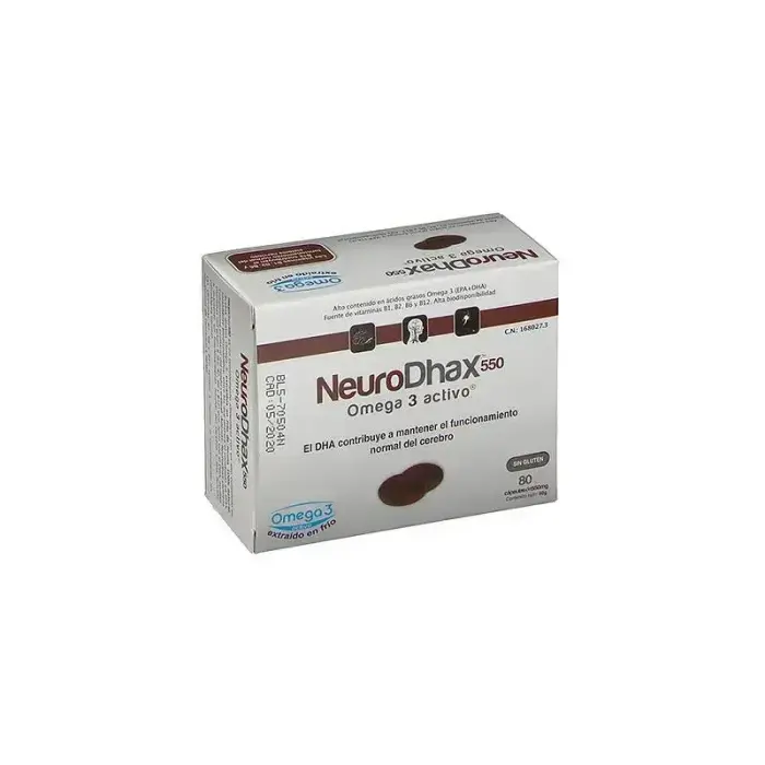 Epadhax Neurodhax Omega 3 550mg 80 Capsules
