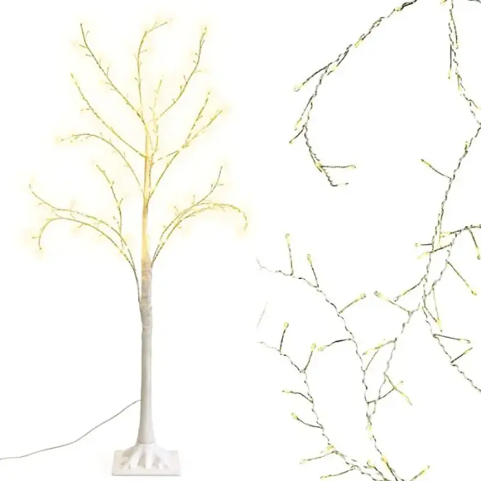 DECORATIVE TREE 240 LED 180 CM WHITE