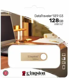 Kingston DataTraveler SE9 G3 128GB USB atmintinė – Metalas