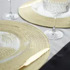 Table placemat Chef, diameter 38 cm, round, light beige Photo