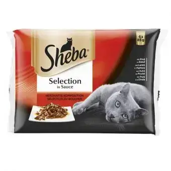 Sheba Mėsos rinkinys 4x85g