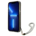 Guess Translucent Strap kõva kate iPhone 13 mini - Must — Foto 5