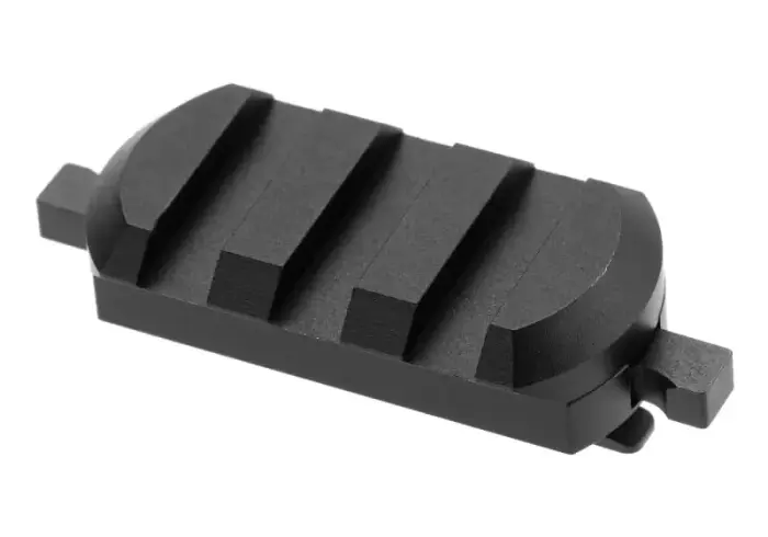 QD MLOK 3 Slot Rail Section – Black