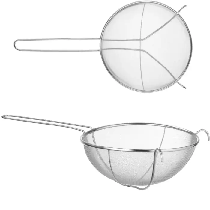 HENDI Reinforced Stainless Steel Kitchen Sieve, Ø 345 mm
