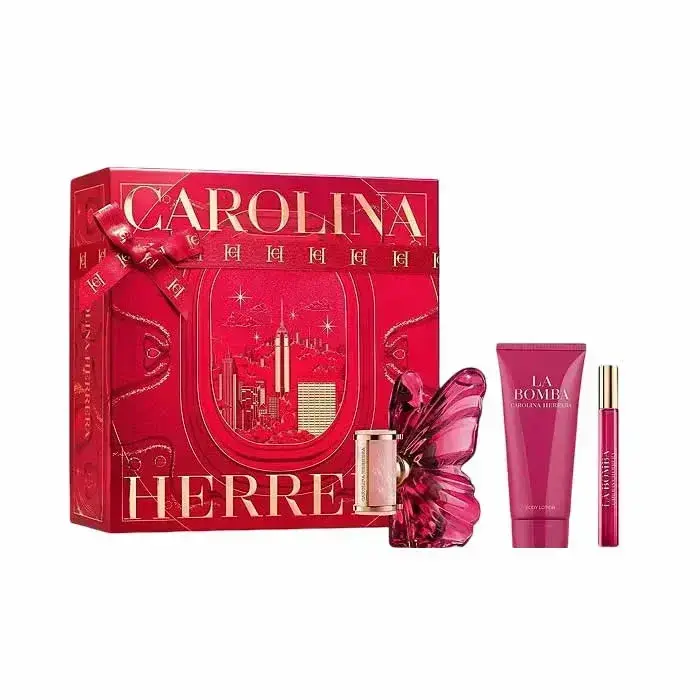 Carolina Herrera Set La Bomba Edp 80ml Body 100ml Edp 10ml