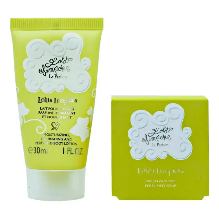 Set Lolita Lempicka: Mon Premier Parfum, Moisturizing Body Milk, 30 ml + Scented Soap Bar, 25 g *Miniature