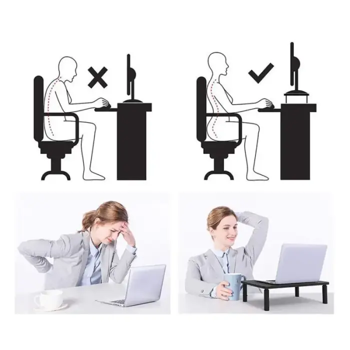 MACLEAN monitora, klēpjdatora un printera statīvs, 13-32" MC-946