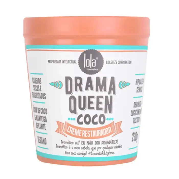 Lola Cosmetics Drama Queen Coco Atjaunojošā Matu Maska 230g