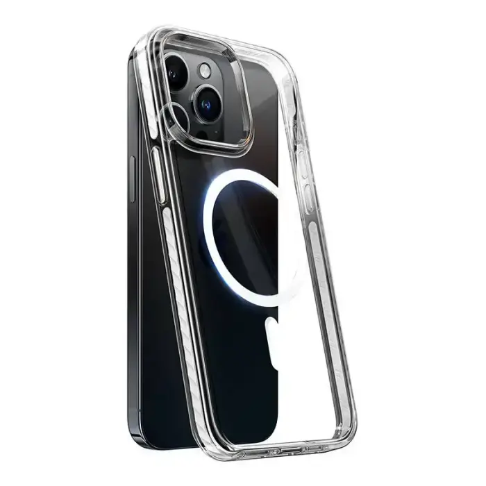 Torras Spark Pro telefonikorpus iPhone 15 Pro (läbipaistev)