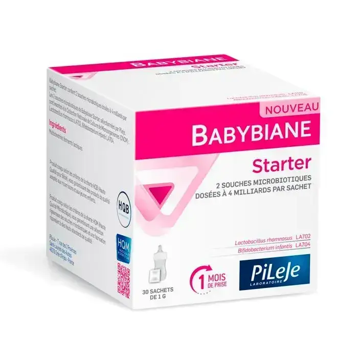Pileje Babybiane Starter, 30 paciņas