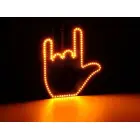 LED gesture hand for rear window with remote control — Photo 4