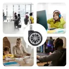 Kółka gumowane do foteli czarne Sofotel 5 szt Foto 13