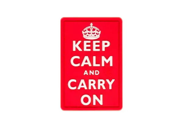 Guminis lopas Keep Calm