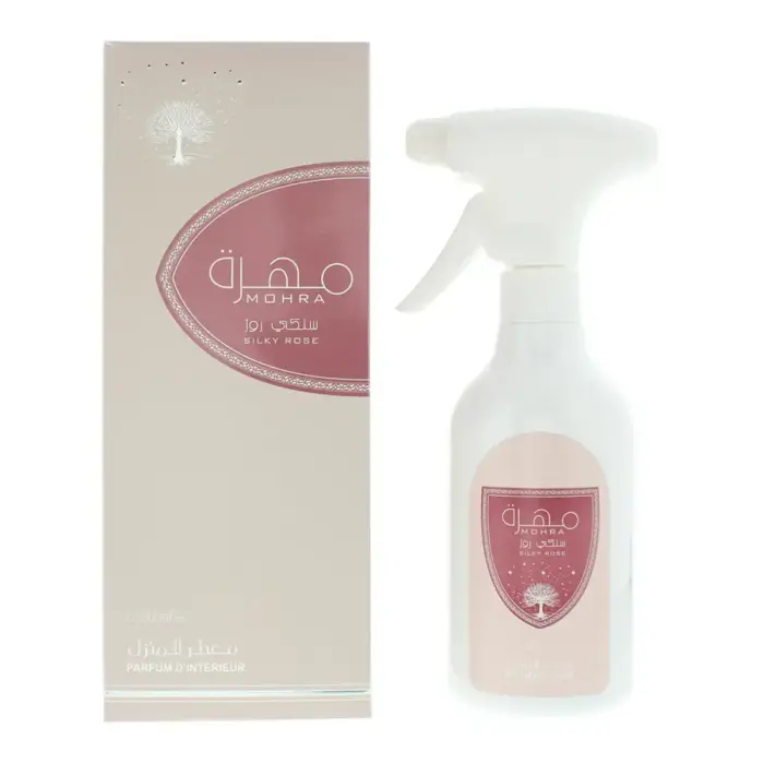 Lattafa Mohra Silky Rose Room Spray, 450 ml