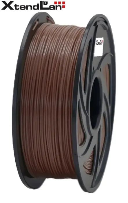 XtendLAN PLA filamentas 1,75mm hnědý 1kg