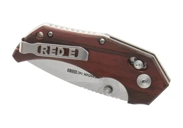Red E Folding Knife Photo