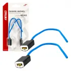 Ceramic sockets 2 pcs H1/H3 — Photo 1