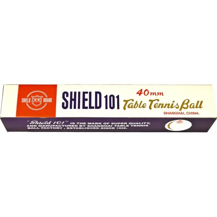 Shield galda tenisa bumbiņas 6 gab. baltas