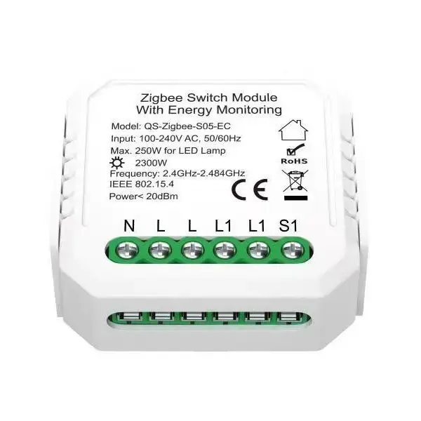 IMMAX NEO SMART kontrullisr s měřením spotřeby V6 1-pogavý Zigbee 3.0, TUYA