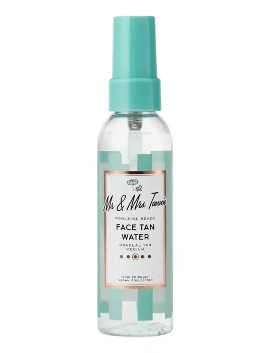 Mr & Mrs Tannie, Näopäevitusvesi, Jojobaõli, Niisutav, Isesuvitav sprei, Näole, 75 ml