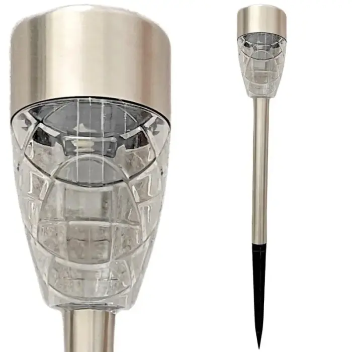 SOLAR LIGHT 5,5X39,5CM PRISM INOX