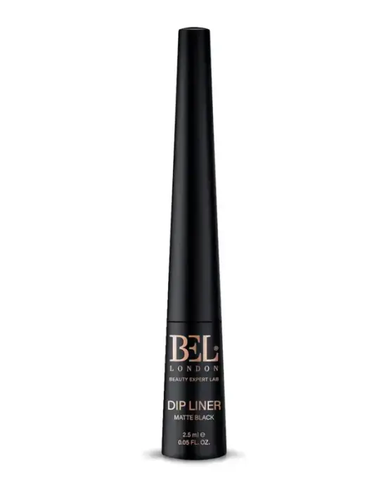 Bel London Dip Liner Aqua Vandeniui Atsparus Kontūravimo Skystas Akių Apvadas, Matinė Juoda, 2.5 ml