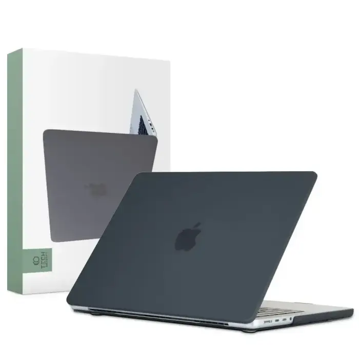 Tech-Protect SmartShell Case for MacBook Pro 16" M1/M2/M3 2021-2023 – Matte Black