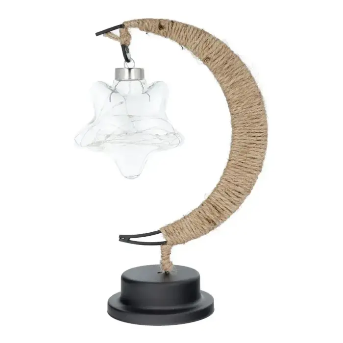 Table Lamp Bedside Twirl Star Art Deco (version 3) EID