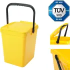 Waste sorting bin Urba 21L, yellow — Photo 2