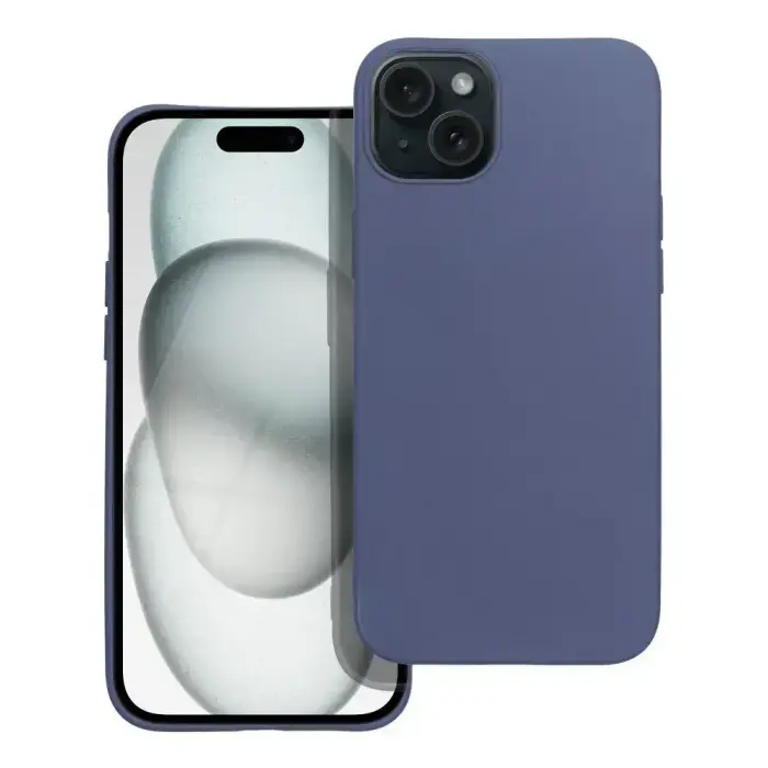 MATT case for iPhone 15 Plus blue