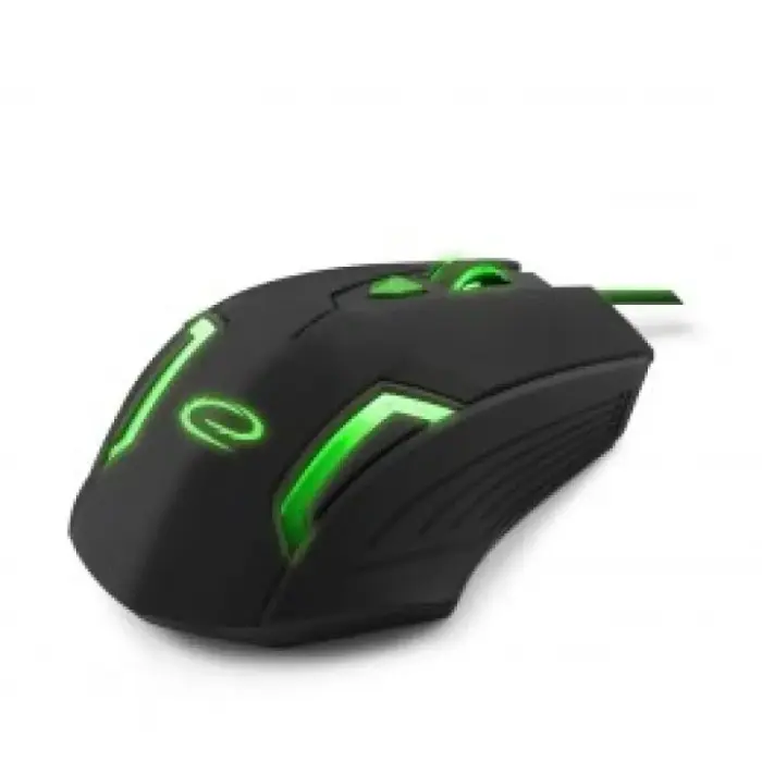 Esperanza Fighter EGM205G computer mouse (optical; 2400 DPI; black)