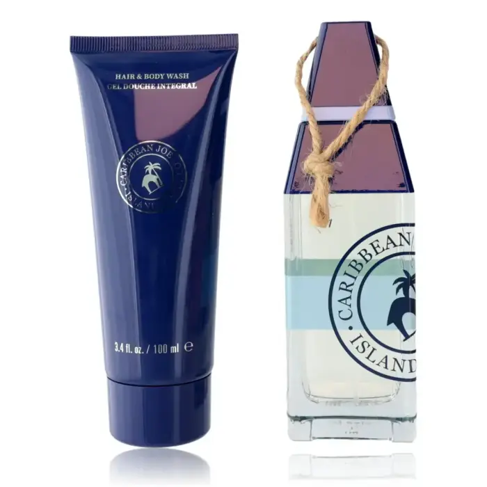 Caribbean Joe Island Supply Azure Sails komplekts vīriešiem: tualetes ūdens 125 ml + dušas želeja un šampūns 2-in-1 100 ml